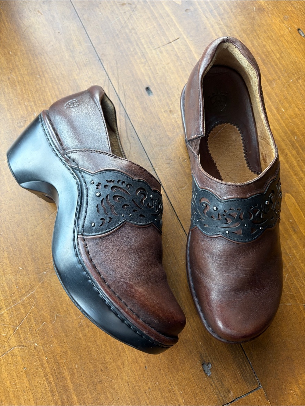 Ariat Tambour Slip-On Shoes Clogs Sz 10B